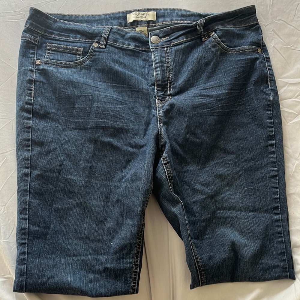 Dark blue jeans, brand: d.jeans New York, size: 20W